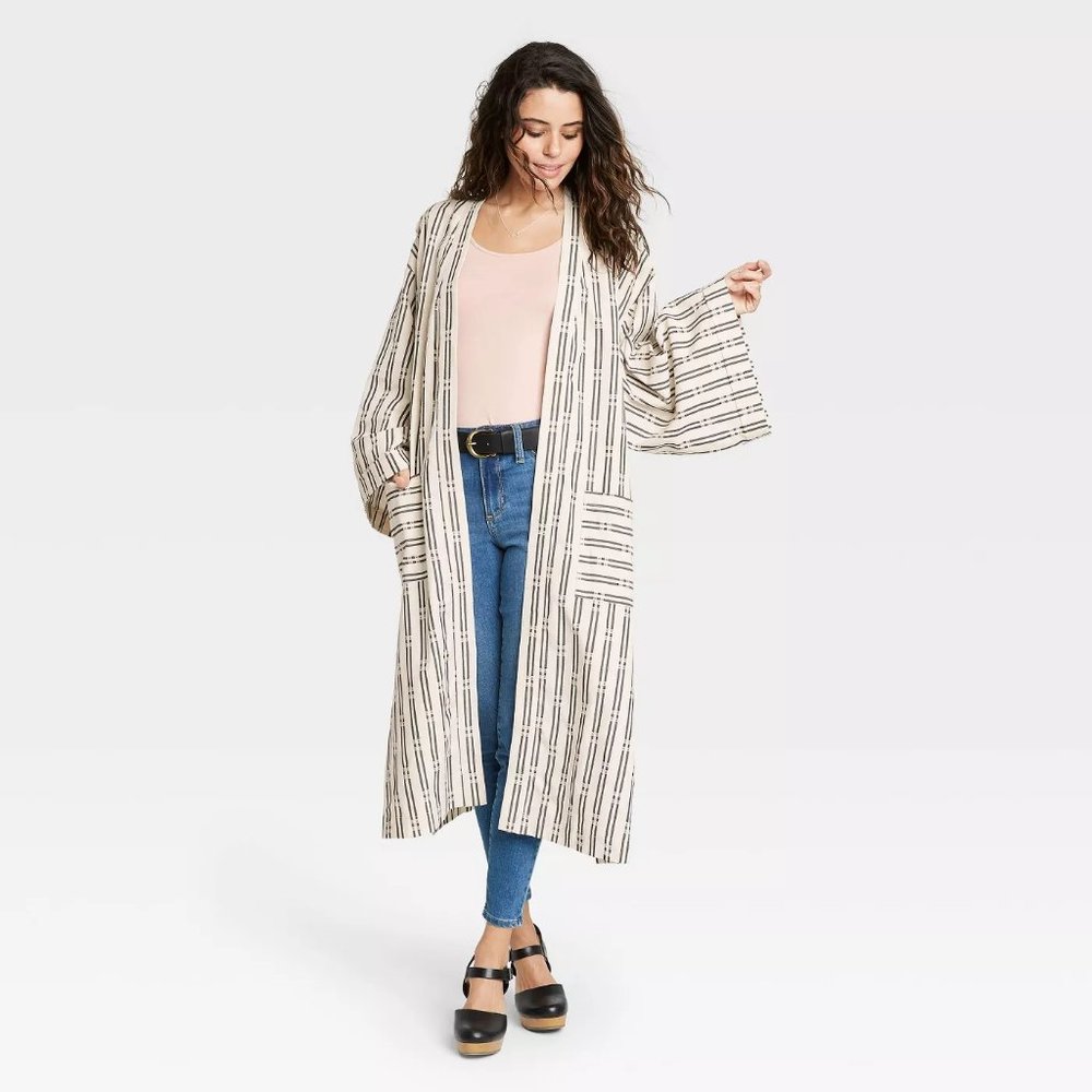 Universal Thread Yarn Dye Duster Oatmeal Heather